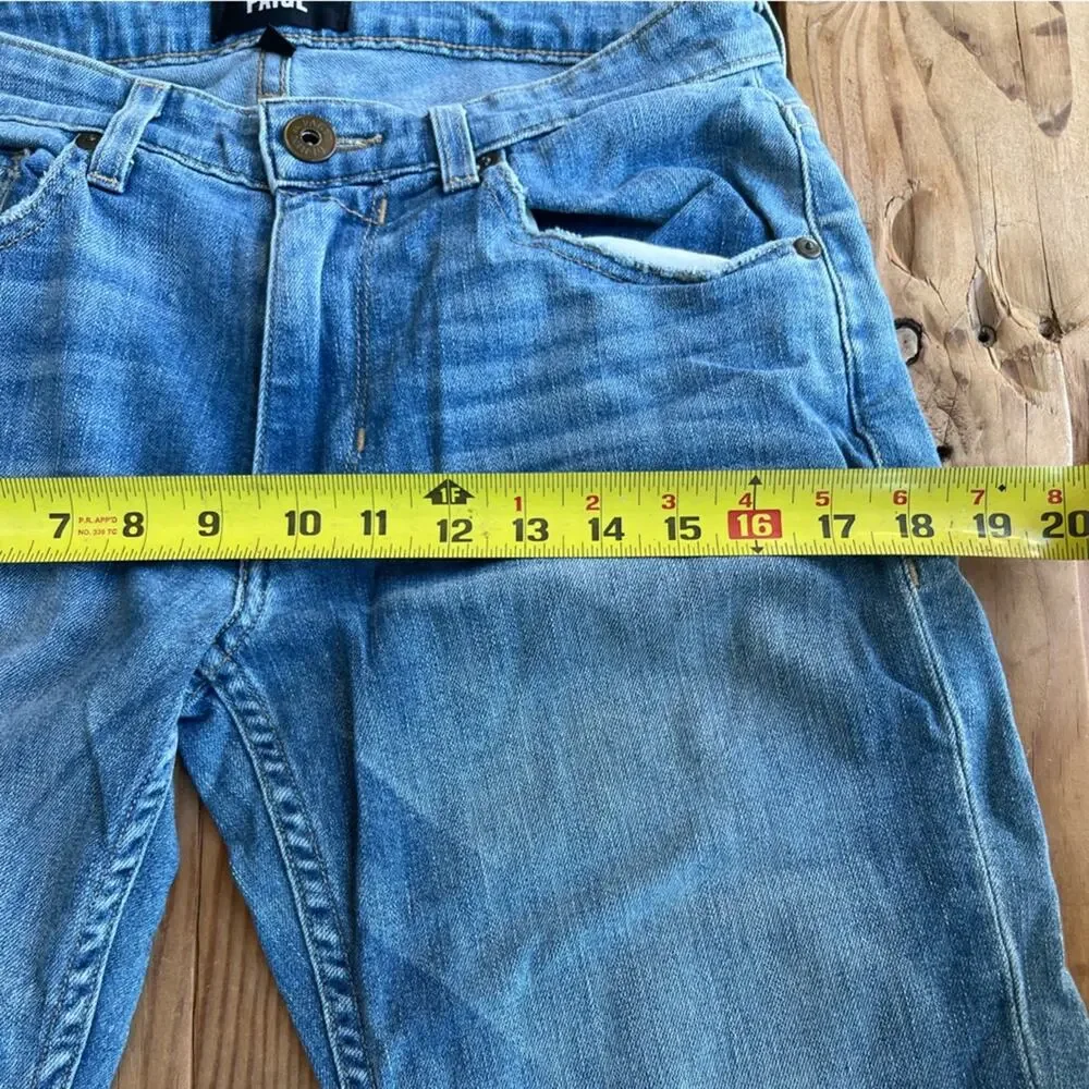 PAIGE Jeans Womens 28 BLue Denim Straight Lennox Medium Wash